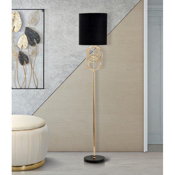 Czarna lampa stojąca Mauro Ferretti Circly-image-1