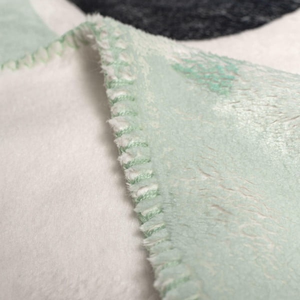 Jasnozielony koc dziecięcy z mikrowłókna 140x110 cm Panda – Moshi Moshi-image-2