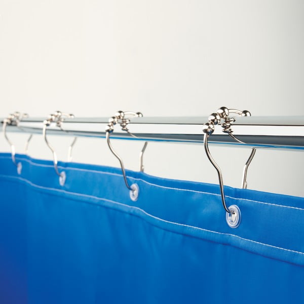 Haczyki do zasłony prysznicowej w kolorze srebra z połyskiem zestaw 12 szt. 3,5 cm Anello – Spirella-image-4