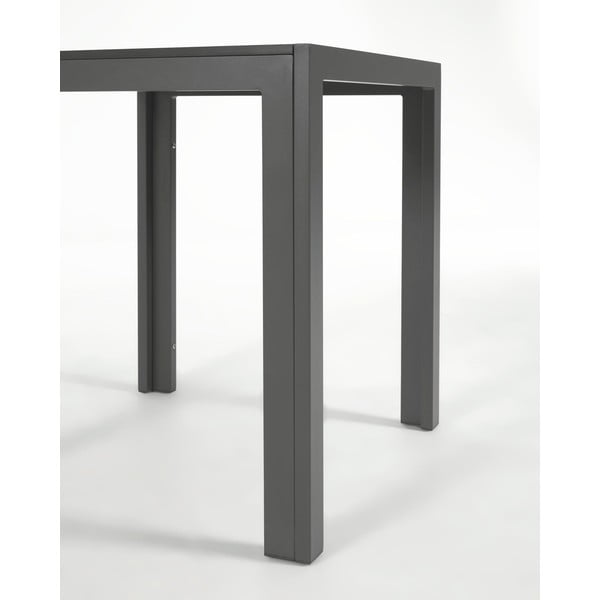 Szary aluminiowy stół zewnętrzny Kave Home Sirley, 70x70 cm-image-2