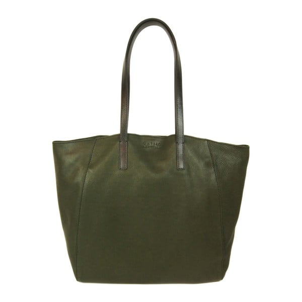 Zielona torebka skórzana O My Bag Jazzy Less Wooden Green