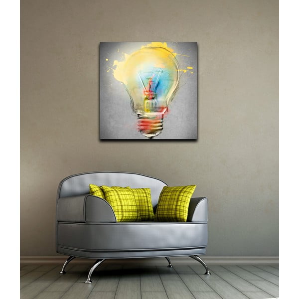 Obraz Homemania Decor Bulb, 60x60 cm-image-1