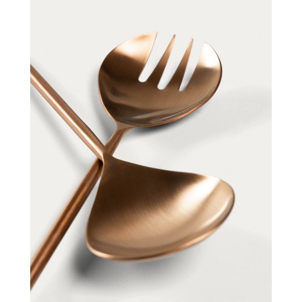 Sztućce do sałatek ze stali nierdzewnej 2 szt. Kelda – Kave Home-image-1