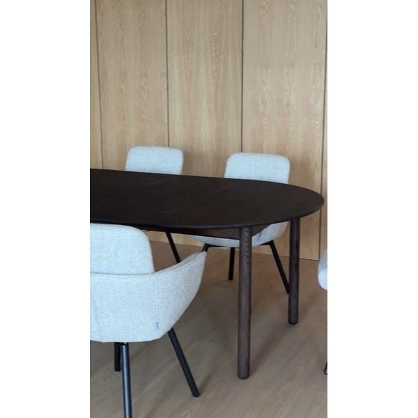 Dodatkowy blat do stołu z litego drewna dębowego 45x120 cm Derrymore – Rowico-image-1