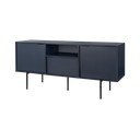 Ciemnoniebieska szafka pod TV 180x79x50 cm Bau – noo.ma