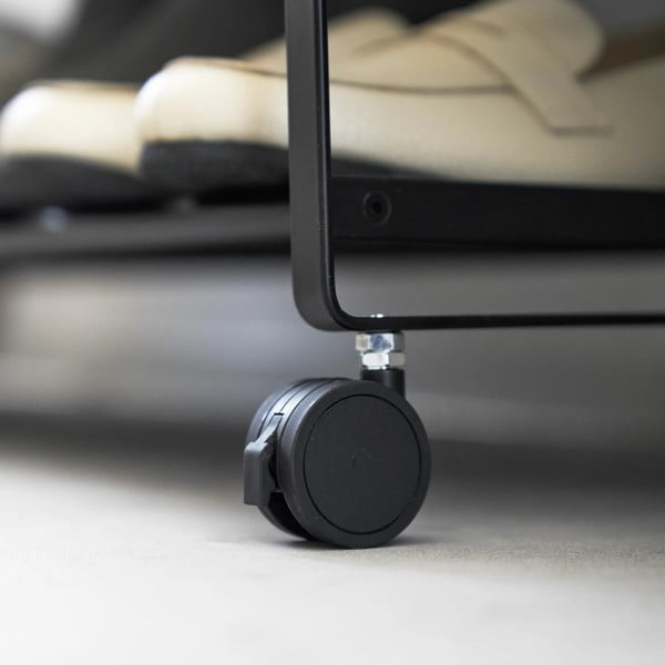 Czarny metalowy regał na buty 83,5x14,5x27,5 cm Tower – YAMAZAKI-image-4