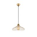 Lampa wisząca w kolorze złota z metalowym kloszem ø 36 cm Depay – Opviq lights