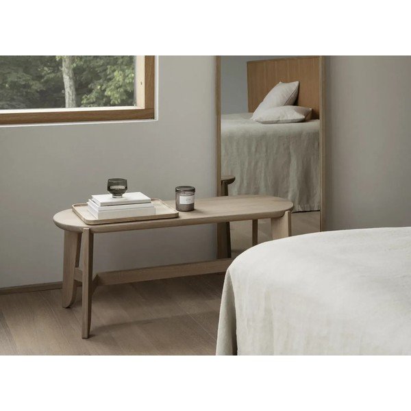 Drewniana ławka w naturalnym kolorze Eli – Blomus-image-1