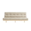 Sofa rozkładana Karup Design Lean Raw Beige