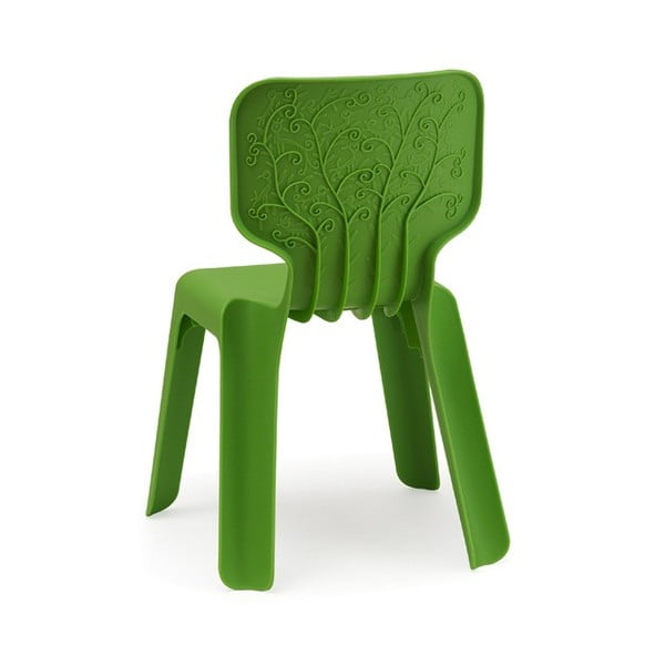 Zielone krzesło dziecięce Magis Alma