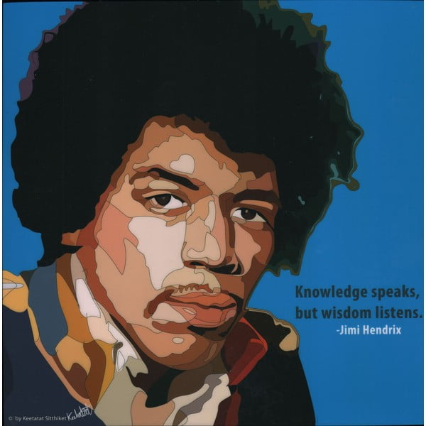 Obraz "Jimi Hendrix - Knowledge speaks"