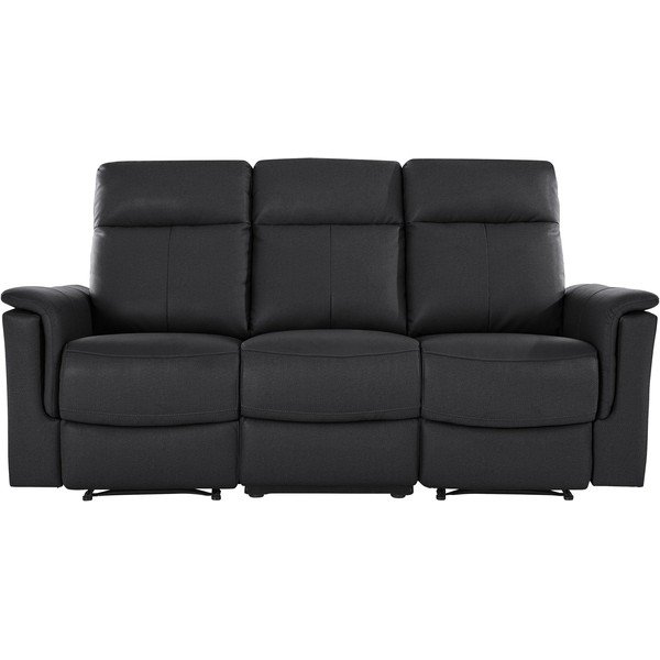 Czarna skórzana sofa 197 cm Southbrook – Støraa
