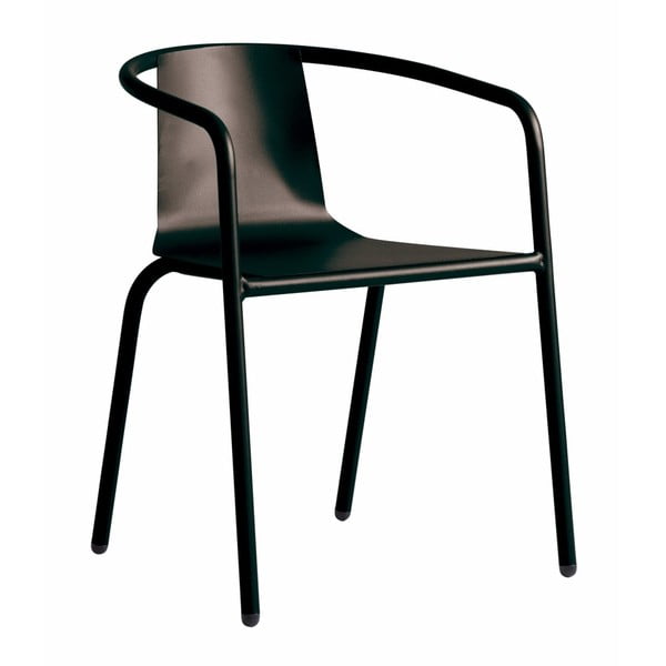 Czarne krzesło ogrodowe Isimar Cadiz