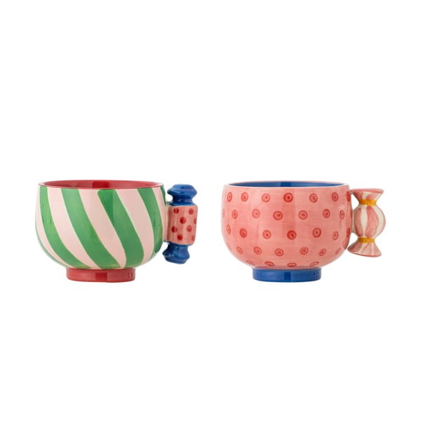 Kamionkowe filiżanki na espresso ze świątecznym motywem zestaw 2 szt. 250 ml Caramella – Bloomingville