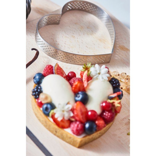 Forma do pieczenia ze stali nierdzewnej de Buyer Heart Ring, ø 18 cm-image-2