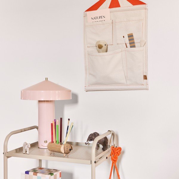 Kremowy tekstylny organizer wiszący 40x1x60 cm Circus – OYOY Mini-image-2