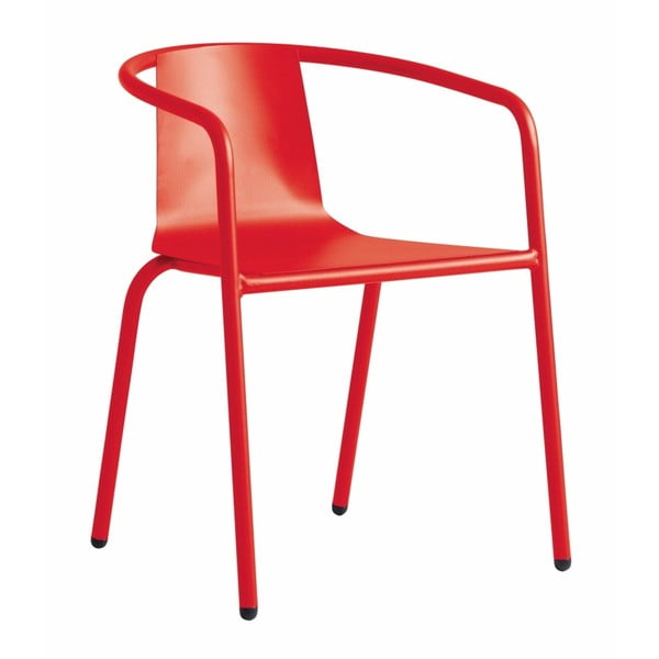 Czerwone krzesło ogrodowe Isimar Cadiz