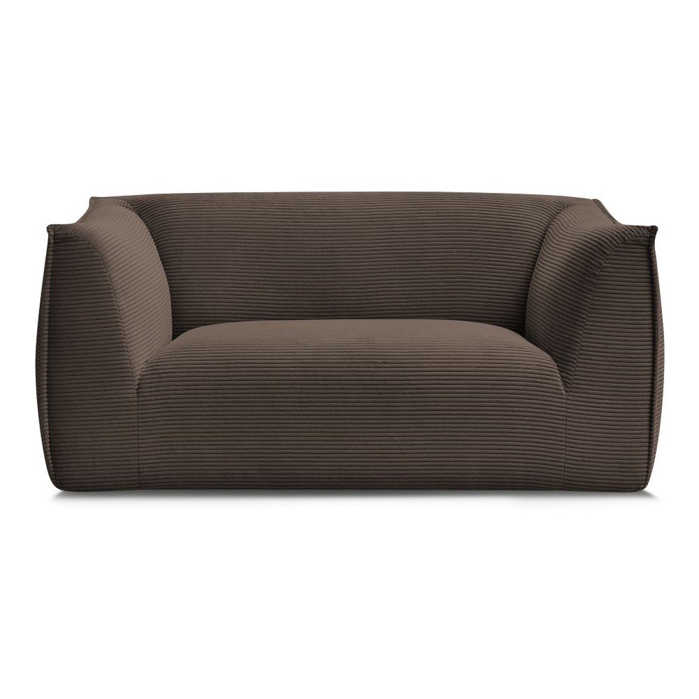 Brązowa sztruksowa sofa 170 cm Giorgia – Bobochic Paris