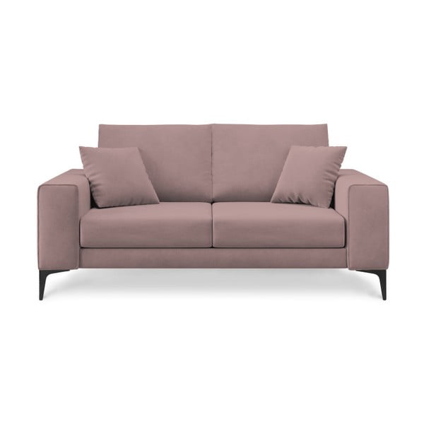 Pudrowa sofa 2-osobowa Cosmopolitan Design Lugano