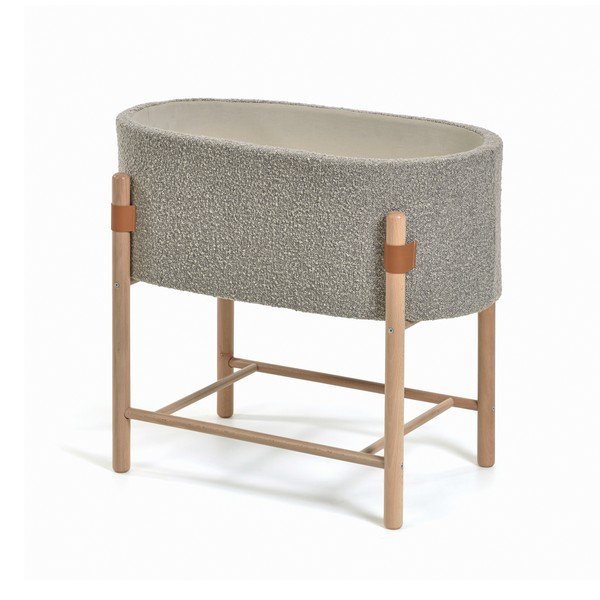 Szare łóżeczko dziecięce Kave Home Adara