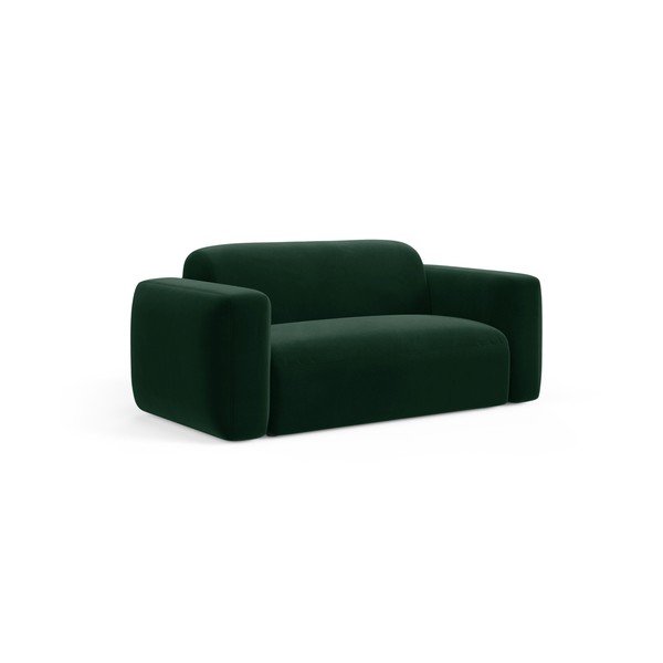 Ciemnozielona aksamitna sofa 180 cm Strino – Cosmopolitan Design-image-1