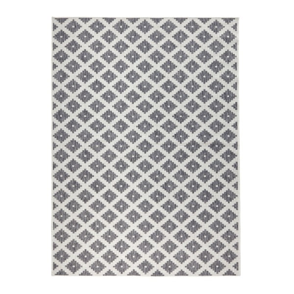 Szary dywan dwustronny odpowiedni na zewnątrz Bougari Bougari Nizza, 200x290 cm