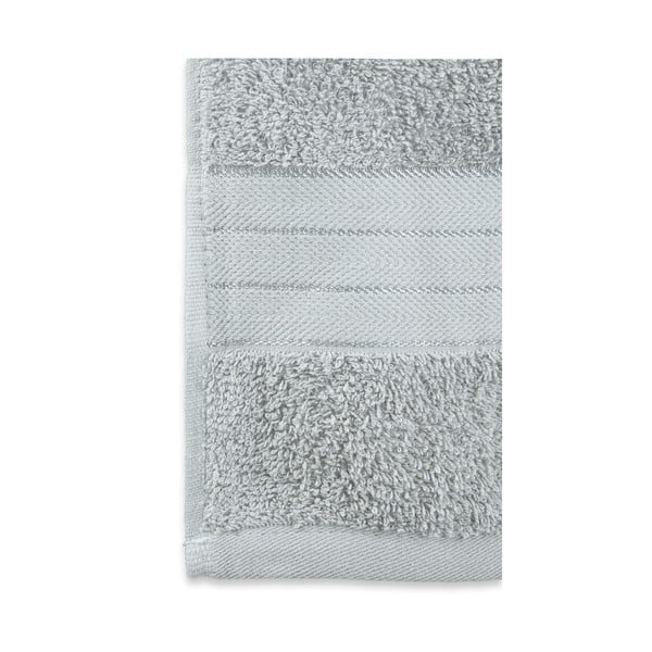 Jasnoszare bawełniane ręczniki kąpielowe frotte zestaw 2 szt. 70x140 cm – Good Morning-image-3