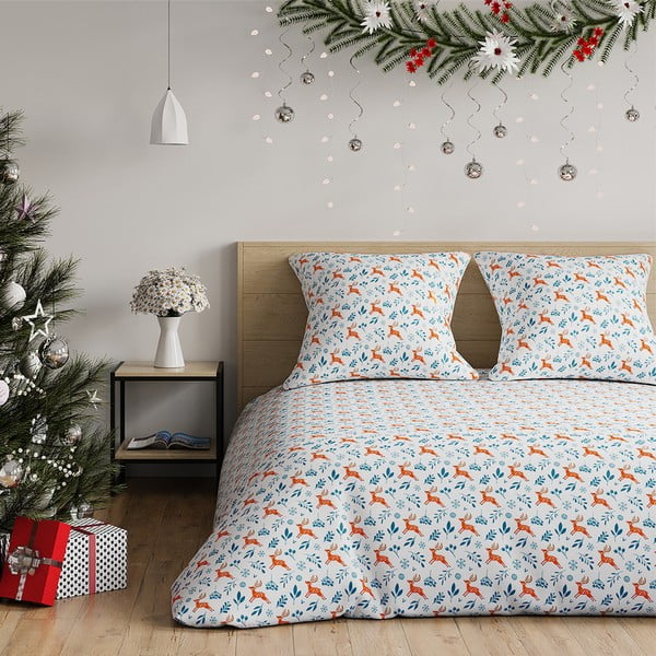 Flanelowa pościel dwuosobowa AmeliaHome Snuggy Northpole, 200x200 cm-image-3