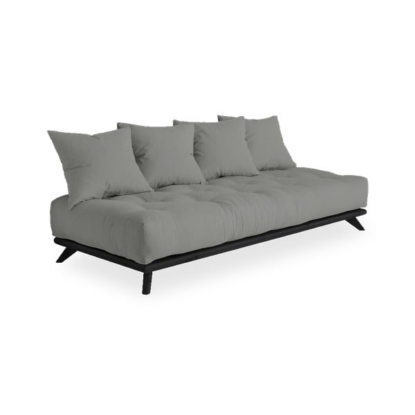Sofa z szarym obiciem Karup Design Senza Black/Grey-image-1