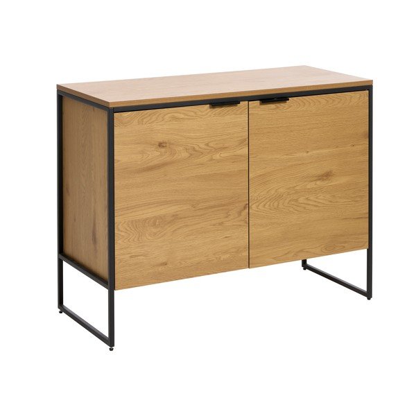 Komoda w dekorze dębu w naturalnym kolorze 104,5x80x45 cm Cesura – Unique Furniture-image-2