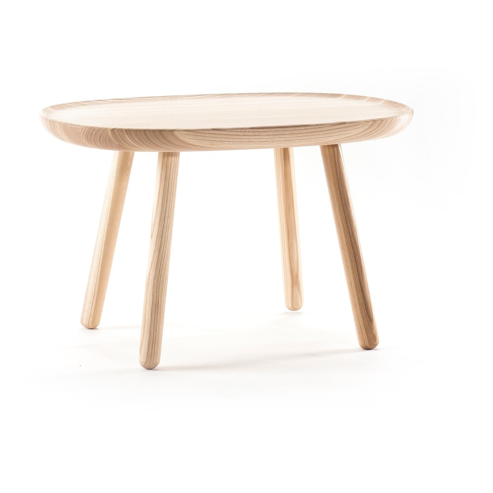 Naturalny stolik z litego drewna EMKO Naïve, 61 x 41 cm
