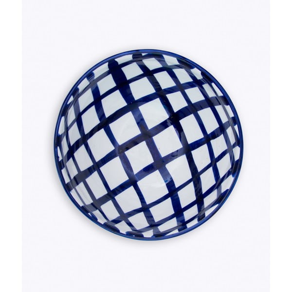 Niebiesko-biała miska ceramiczna Tierra Bella Lines, ø 23 cm-image-2
