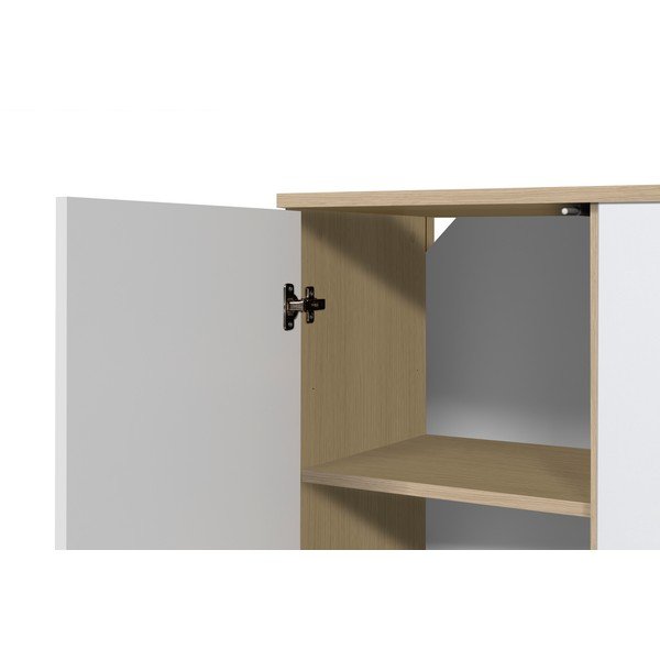 Biała komoda TemaHome Albi, szer. 190 cm-image-1