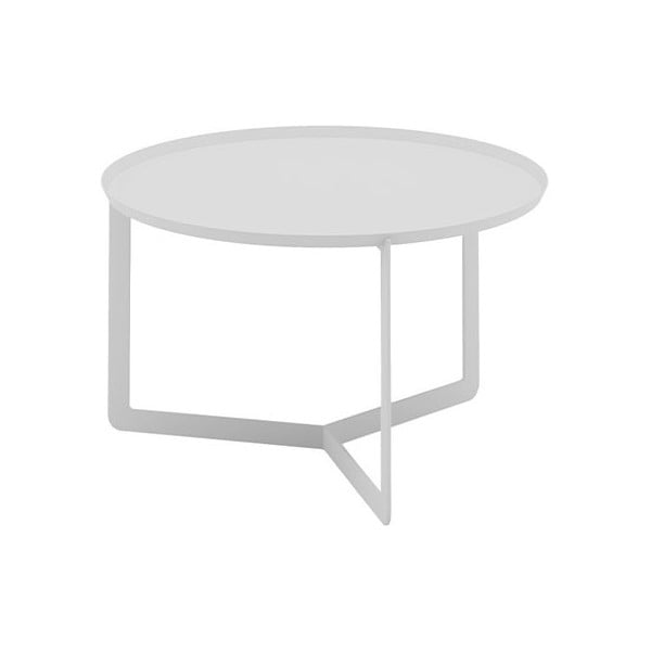 Biały stolik MEME Design Round, Ø 60 cm