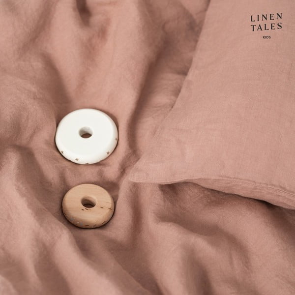 Lniana pościel dziecięca jednoosobowa 140x200 cm – Linen Tales-image-4