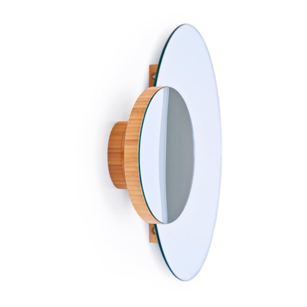 Podwójne lustro ścienne Wireworks Eclipse Bamboo-image-1