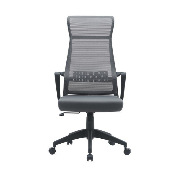 Szare tapicerowane krzesło biurowe Hoboken – Yes Everyday-image-1