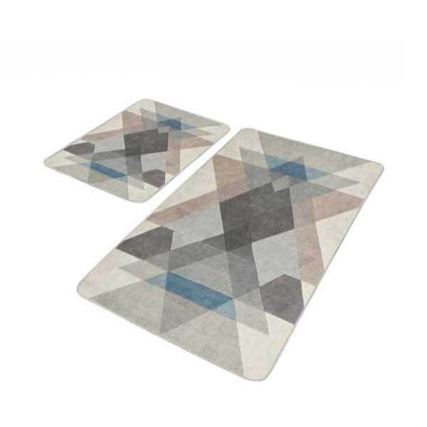 Aksamitne dywaniki łazienkowe zestaw 2 szt. 60x100 cm – Mila Home