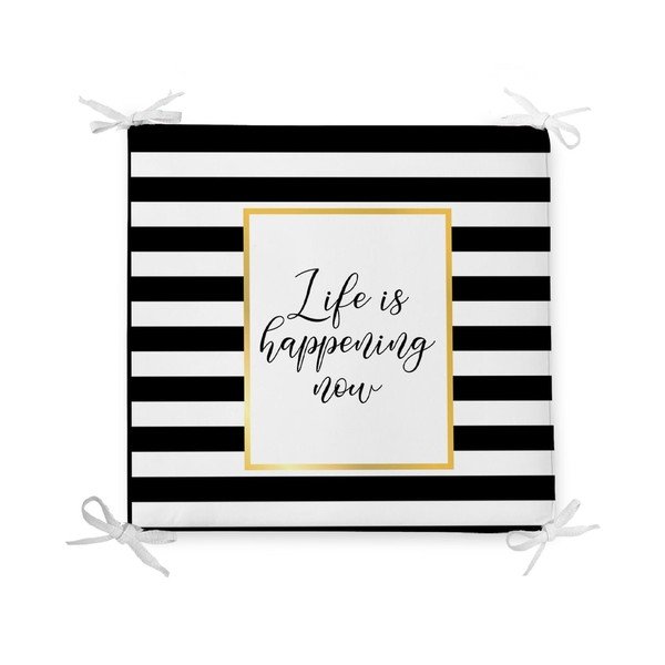 Poduszka na krzesło z domieszką bawełny Minimalist Cushion Covers Sweet Holiday, 42x42 cm