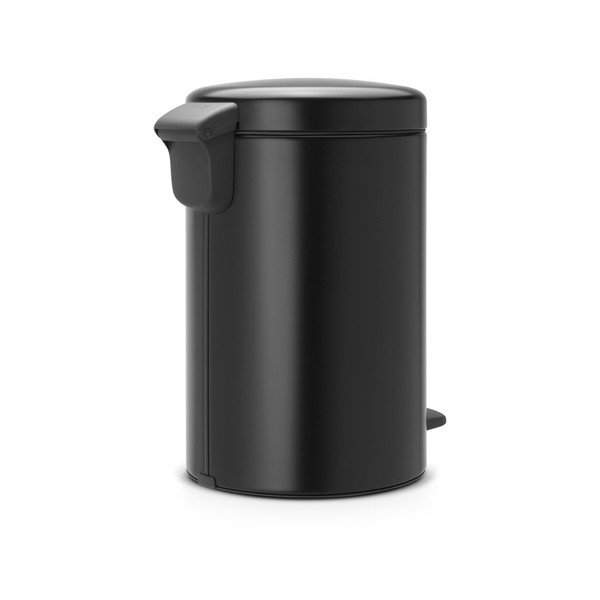 Czarny kosz na śmieci z pedałem Brabantia Newicon, 12 l-image-4