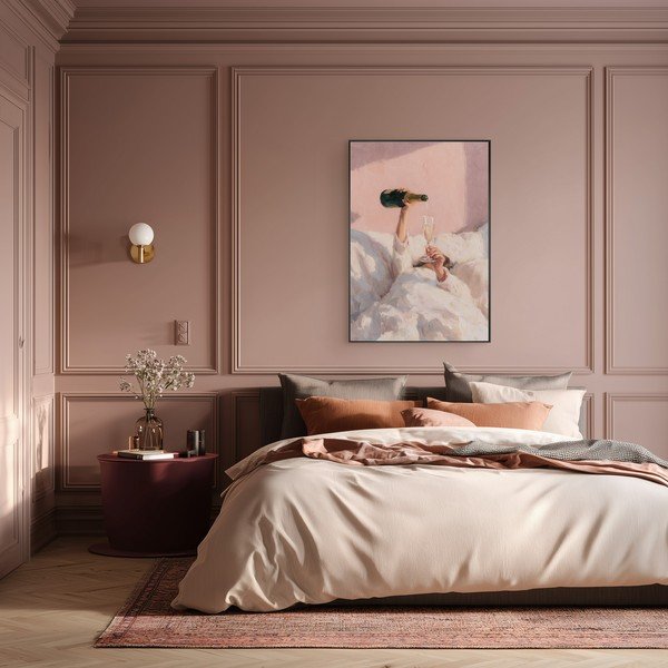 Obraz drukowany z ramą w zestawie/na płótnie 70x100 cm Lazy Sunday – Styler-image-2