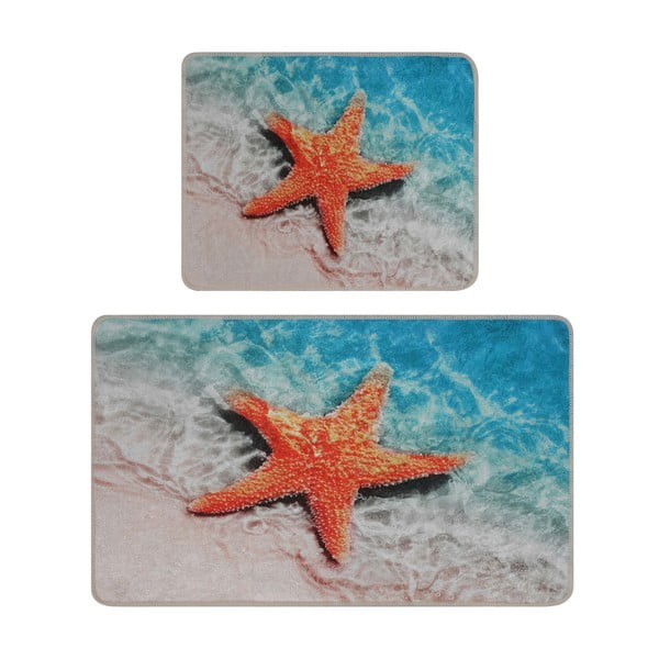 Dywaniki łazienkowe zestaw 2 szt. 60x100 cm Stella – Foutastic