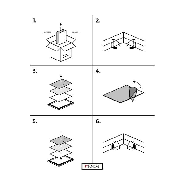 Obrazy zestaw 4 szt. 32x42 cm – knor-image-3