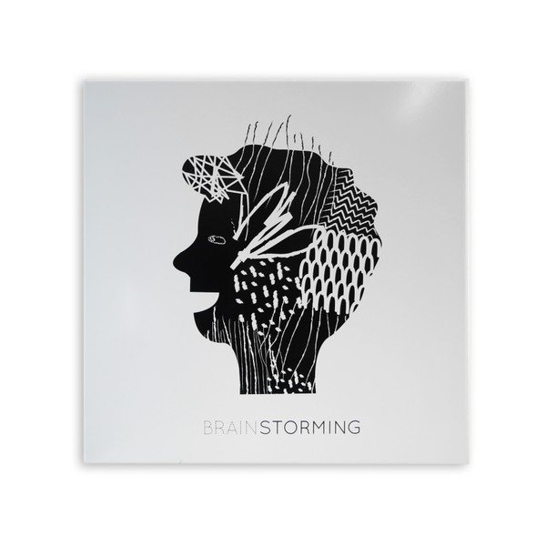 Magnetyczna tablica dESIGNoBJECT.it Brainstorming, 50 x 50 cm -image-1