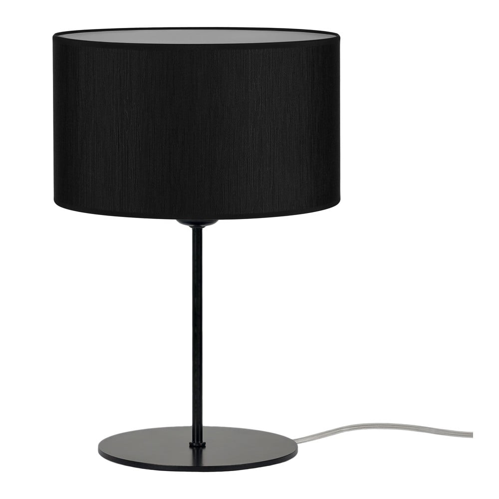 Czarna lampa stołowa Bulb Attack Doce S, ⌀ 25 cm