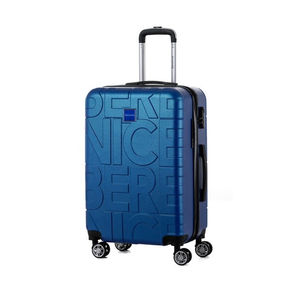 Niebieska walizka Berenice Typo, 71 l