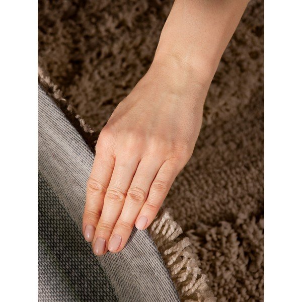 Brązowy okrągły dywan tkany ręcznie ø 200 cm Lambeth Jasper – Ted Baker-image-4