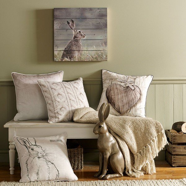Drewniany obraz Graham & Brown Hare, 50x50 cm-image-1