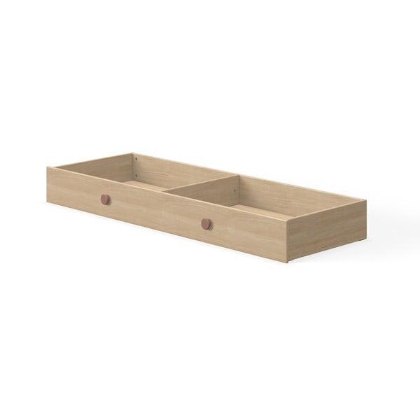 Różowa/naturalna szuflada pod łóżko dziecięce Dreams – Flexa