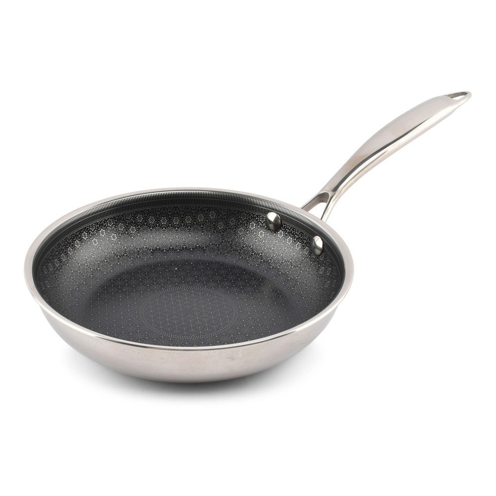 Patelnia z powłoką nieprzywierającą ze stali nierdzewnej ø 21,5 cm Fusion – BonBistro